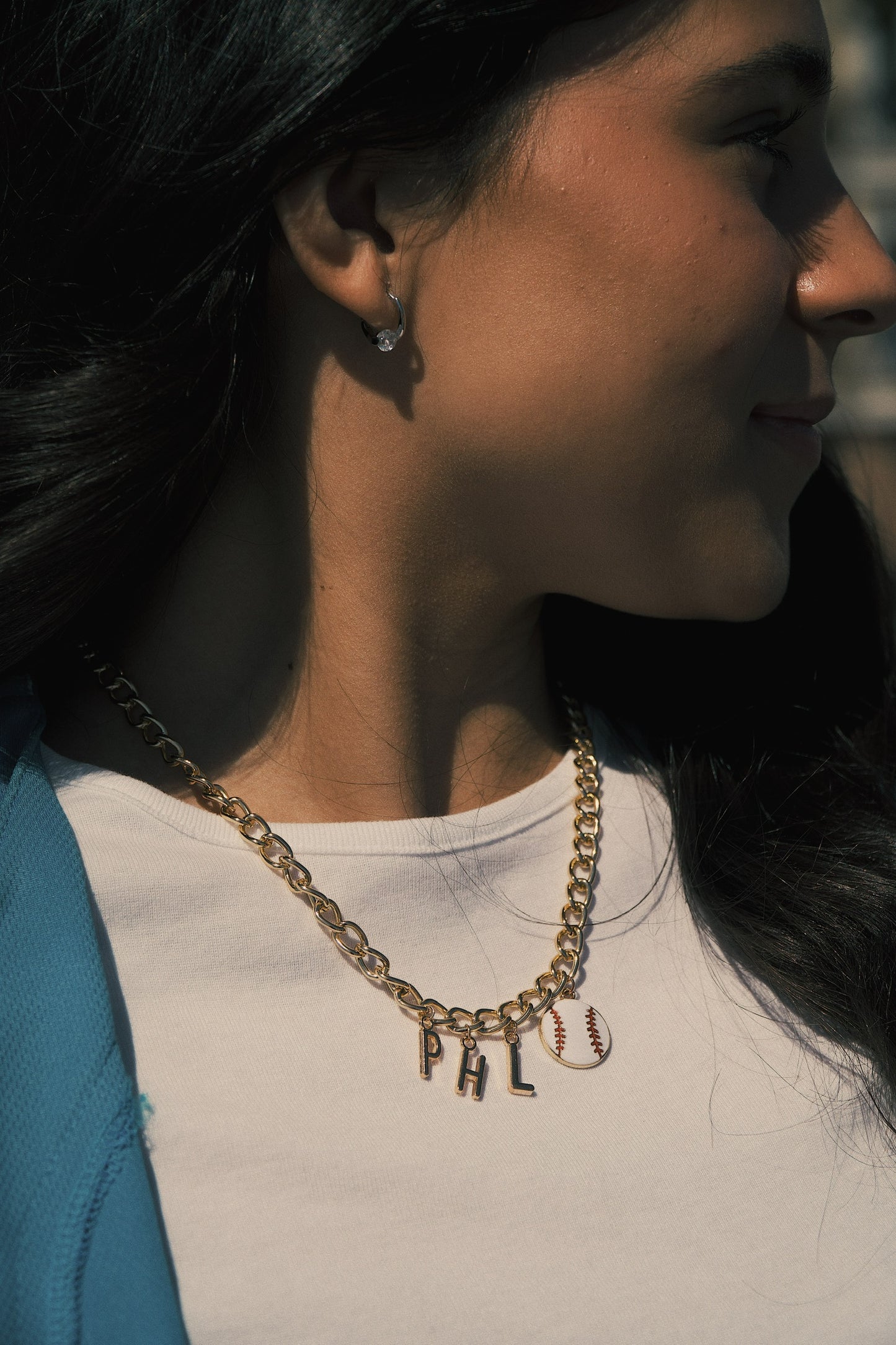 PHL Baseball Charm Necklace