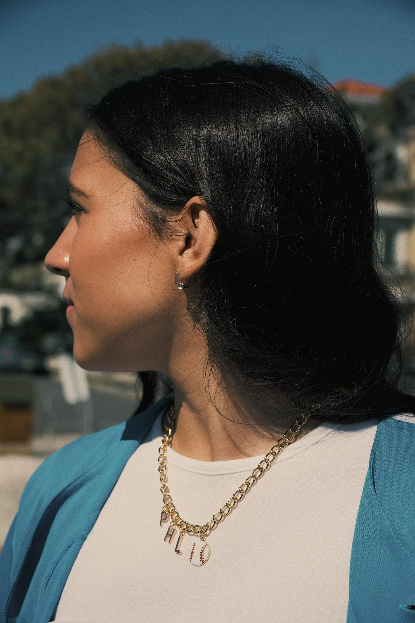PHL Baseball Charm Necklace