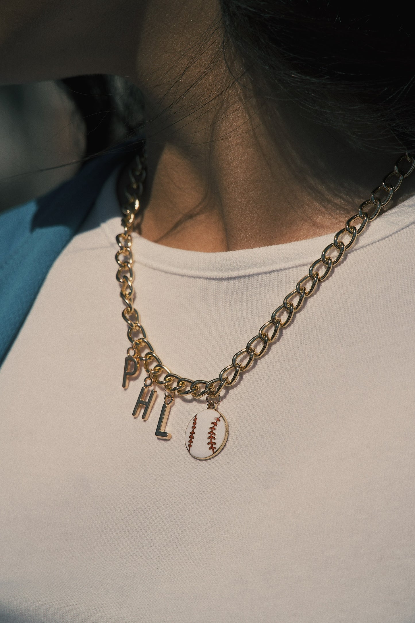 PHL Baseball Charm Necklace