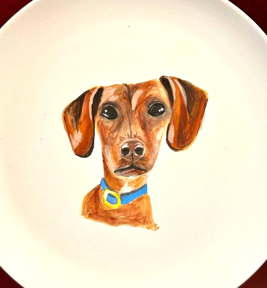 Dog Portrait Plate
